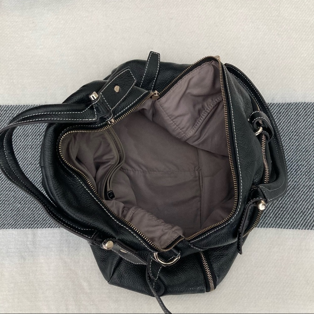RAISA HEYS Soft Leather Bag Satchel Overnight Bag - Picture 7 of 10